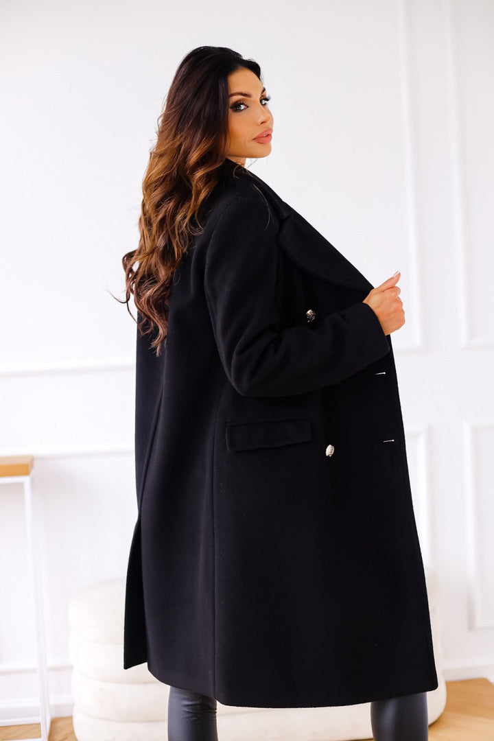 Fran - Women's Double Breasted Long Winter Coat - photo 7