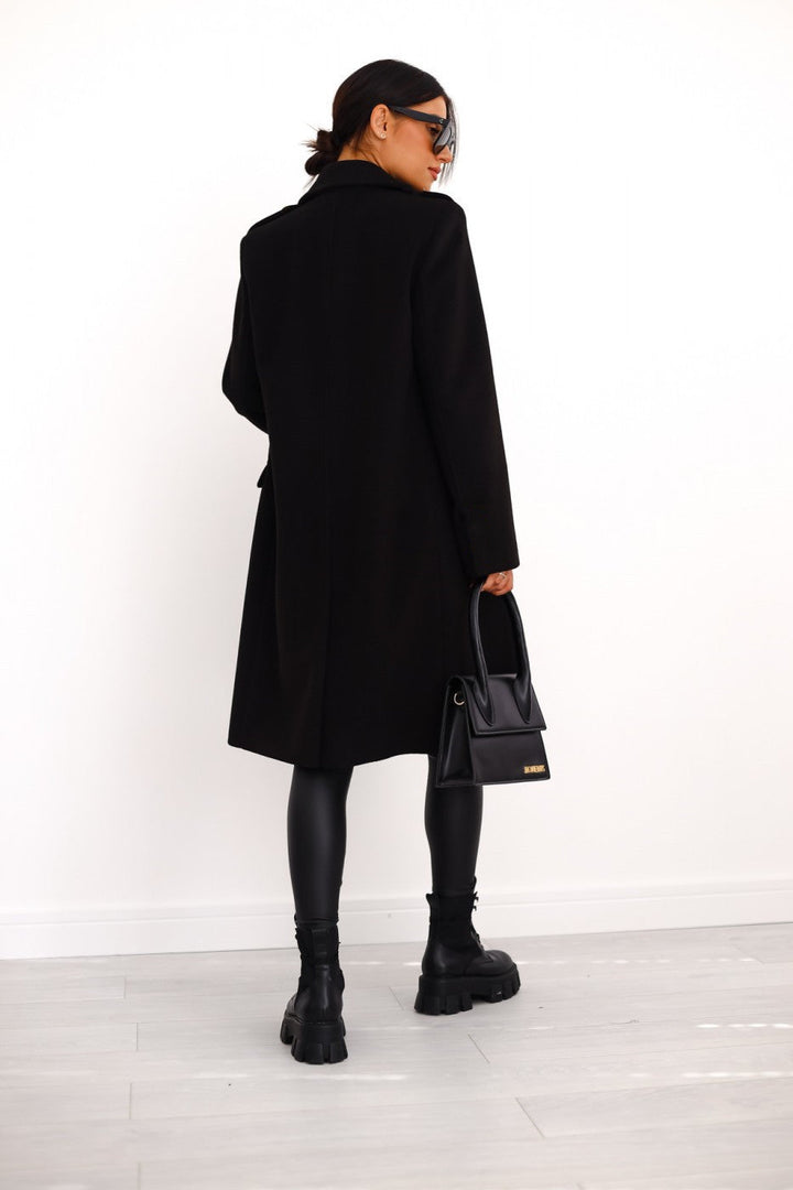 Fran - Women's Double Breasted Long Winter Coat - photo 8
