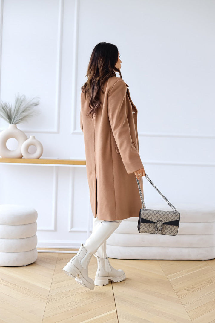 Fran - Women's Double Breasted Long Winter Coat - photo 9