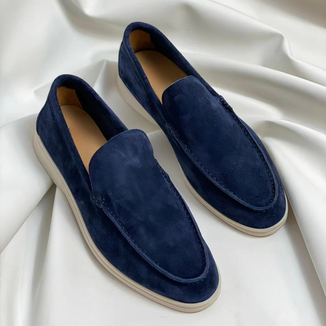 George - Men's Suede Loafers with Slip On Design - photo 1