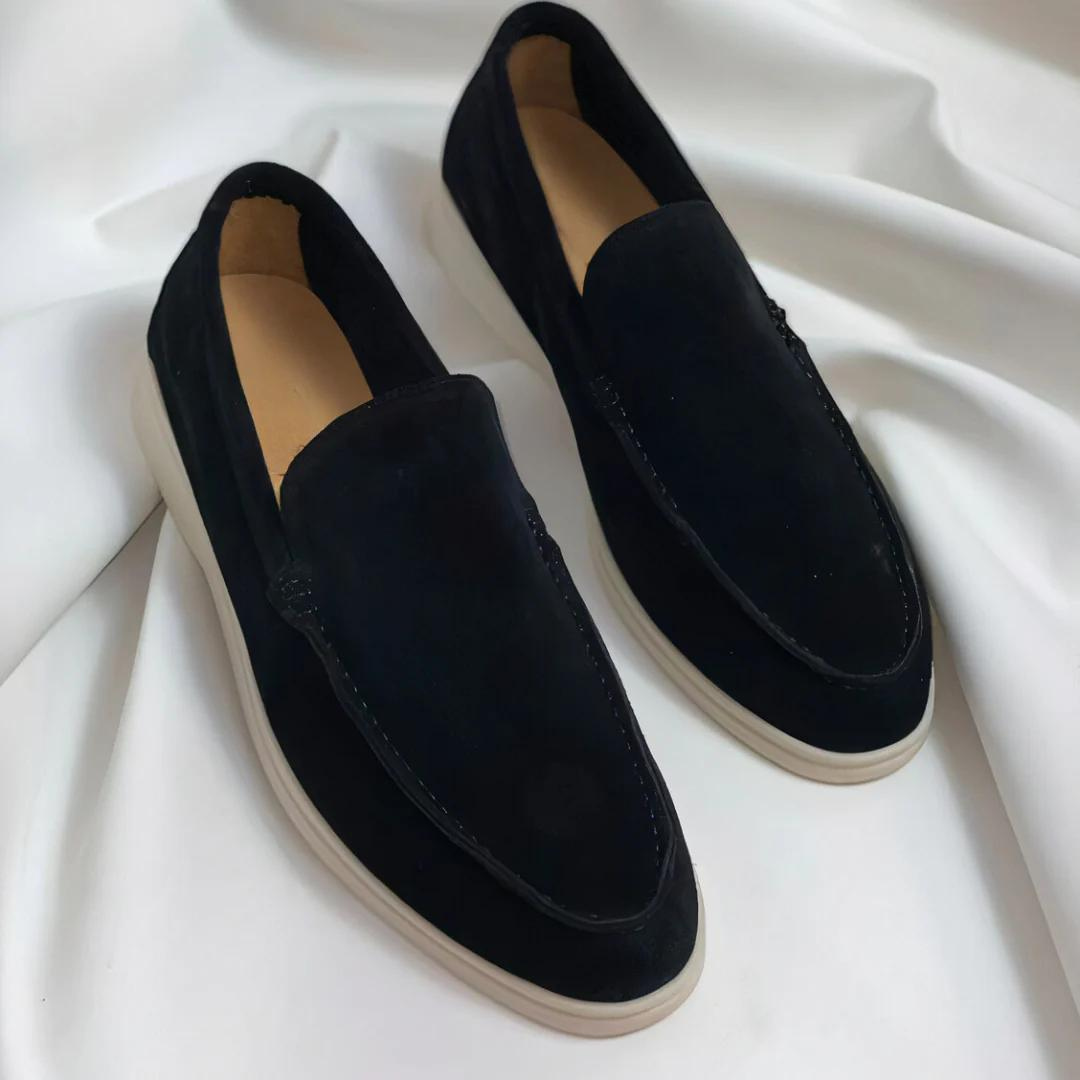 George - Men's Suede Loafers with Slip On Design - photo 2