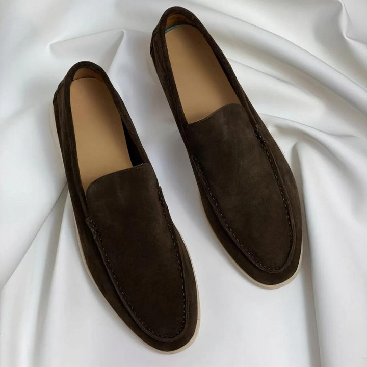 George - Men's Suede Loafers with Slip On Design - photo 3