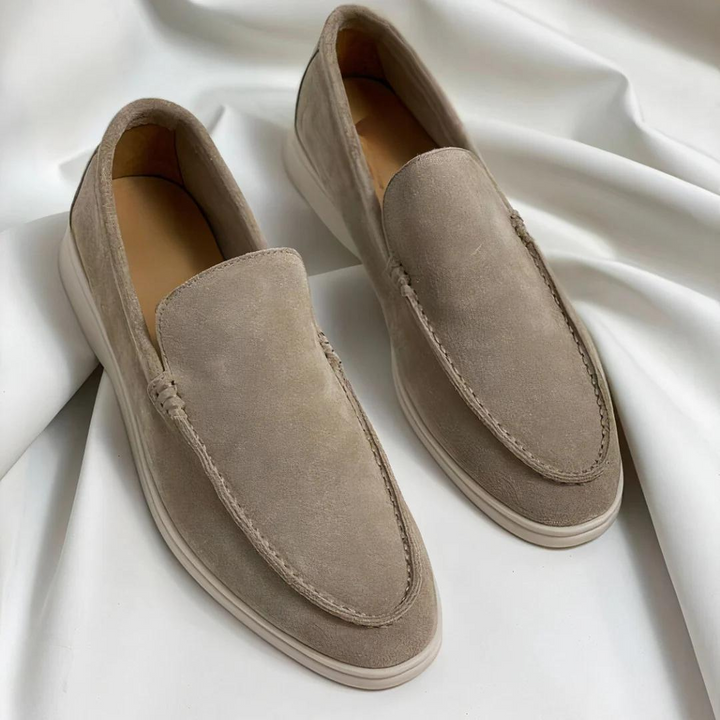 George - Men's Suede Loafers with Slip On Design - photo 4