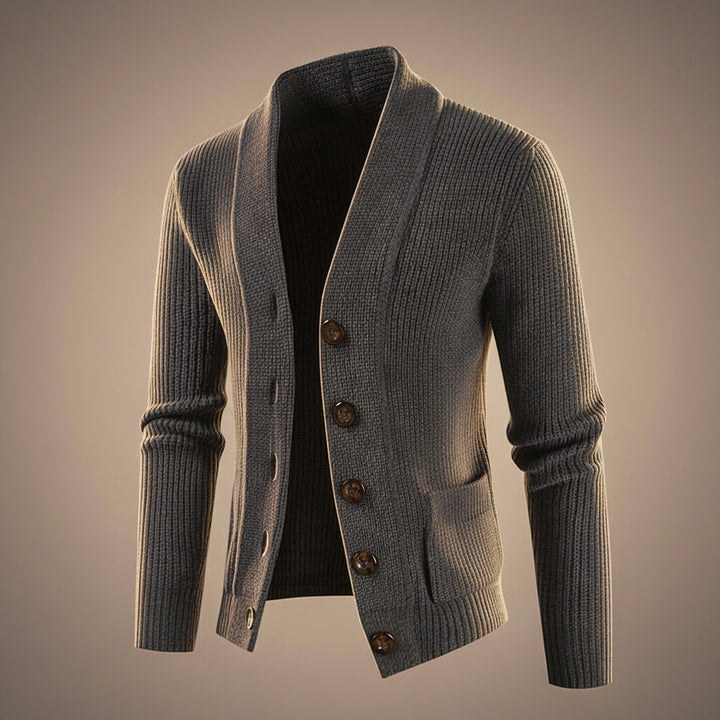 Andrew Virgin Wool Knit Cardigan