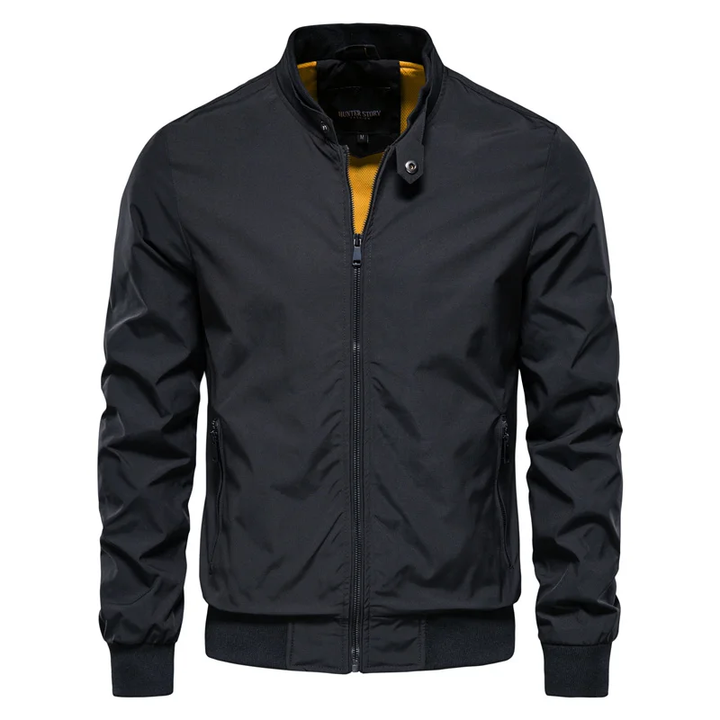 Men's Bomber Jacket with Collar