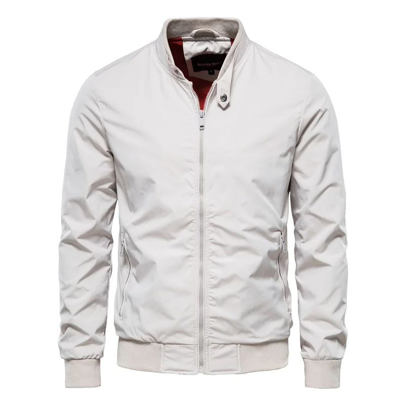 Men's Bomber Jacket with Collar