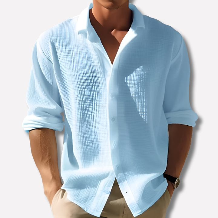 Chemise Décontractée à Manches Longues pour Homme