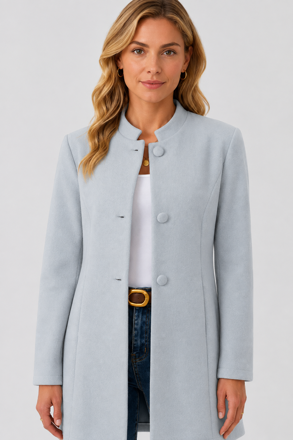 Women's Hallie Wool Like Coat - Grey