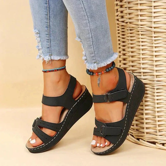 Harriet | Women's Orthopedic Platform Wedge Sandals