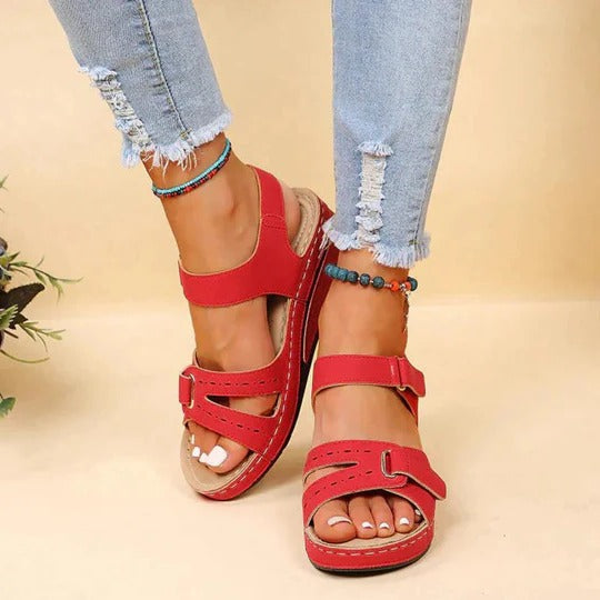 Harriet | Women's Orthopedic Platform Wedge Sandals