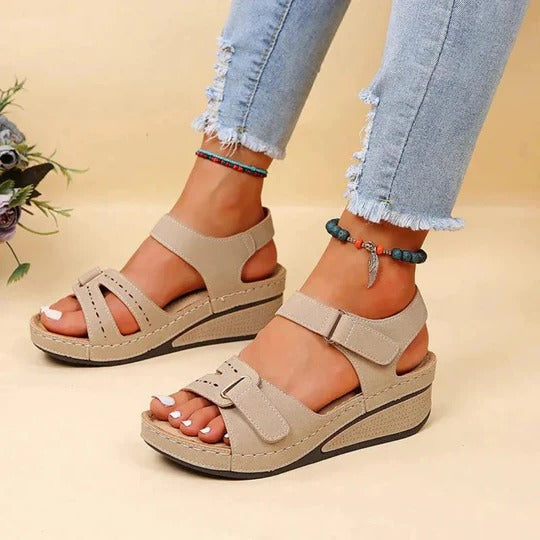 Harriet | Women's Orthopedic Platform Wedge Sandals