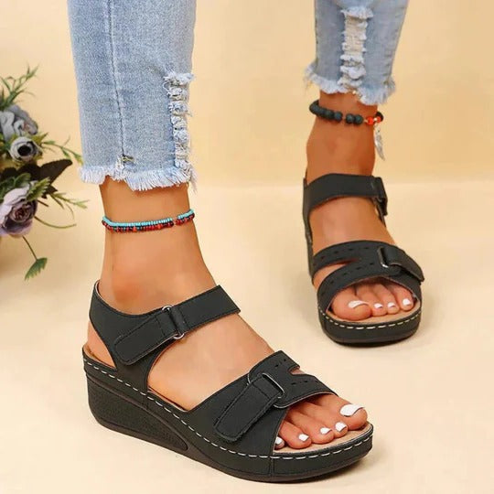 Harriet | Women's Orthopedic Platform Wedge Sandals