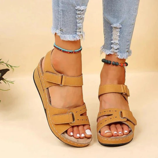 Harriet | Women's Orthopedic Platform Wedge Sandals