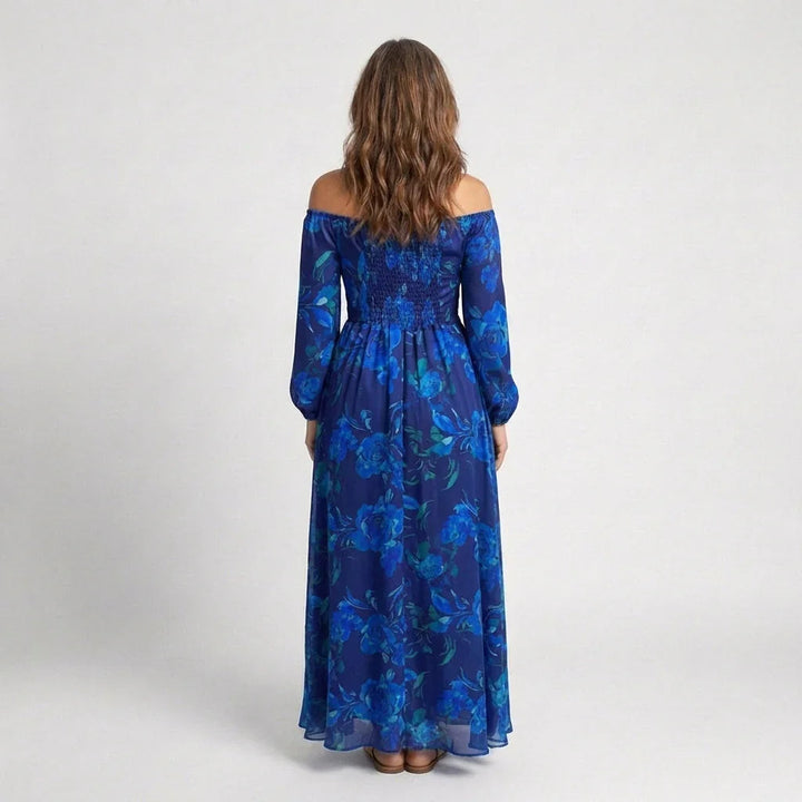 Aspen | Off Shoulder Floral Maxi Dress