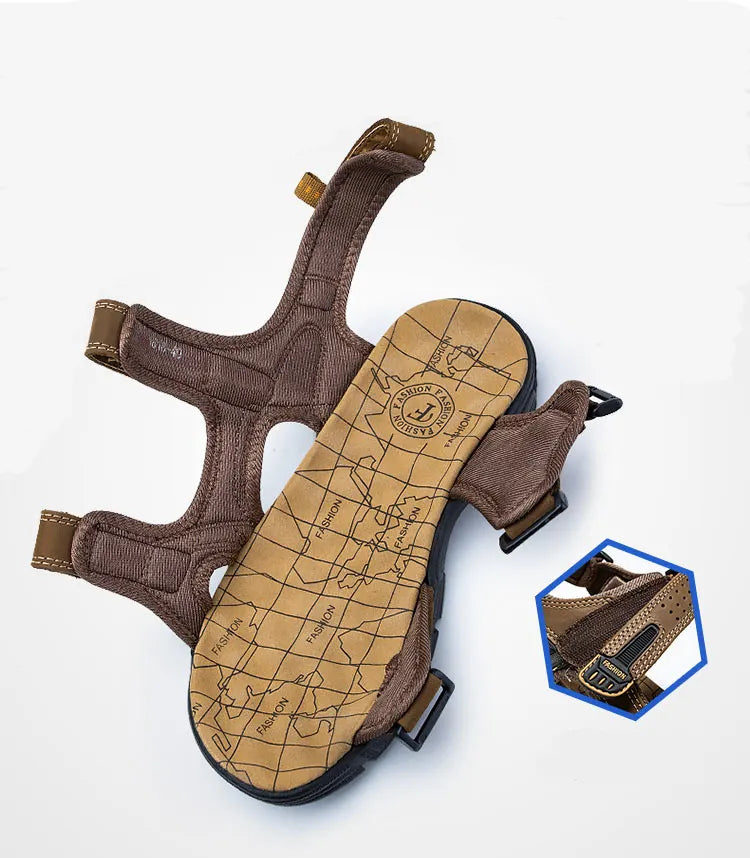 Hudson - Men's Orthopaedic Sandals with Soft Cushioned Lining - photo 2