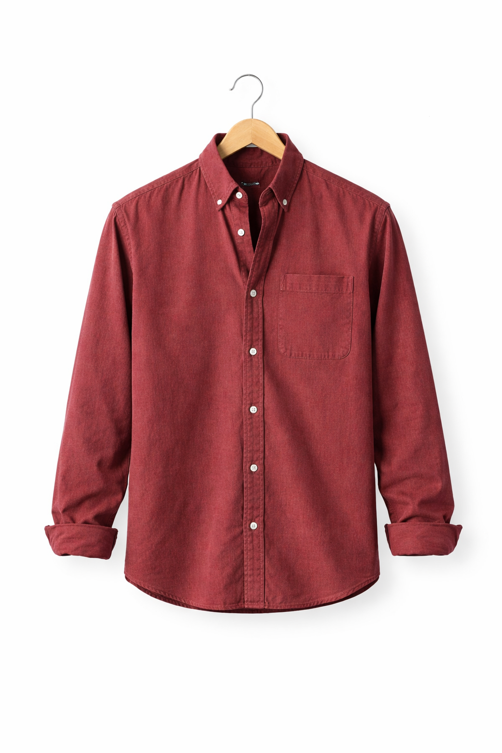 Men's Chambray Shirt with Relaxed Fit