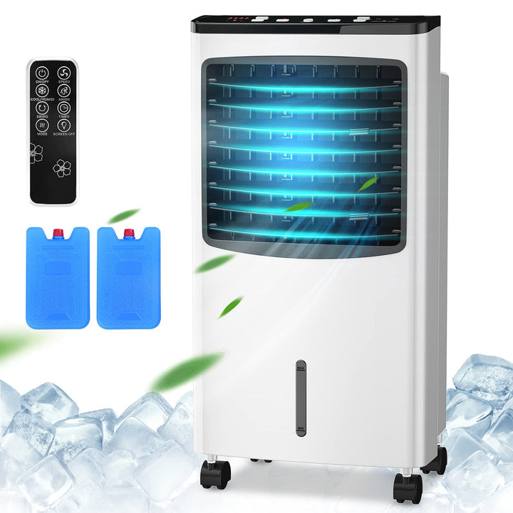 Přenosný chladicí ventilátor s dálkovým 3-režimovým 3-rychlostním a 7,5-hodinovým časovačem