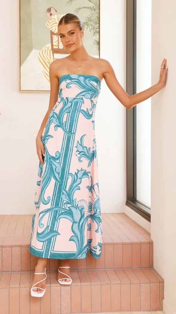 Poppy - Strapless Maxi Dress