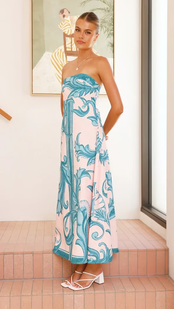 Poppy - Strapless Maxi Dress