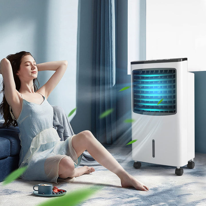 Přenosný chladicí ventilátor s dálkovým 3-režimovým 3-rychlostním a 7,5-hodinovým časovačem