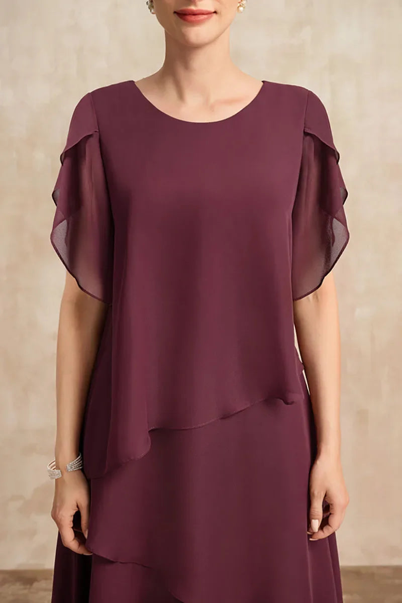 Women's Soft Chiffon Dress with Classic Cut