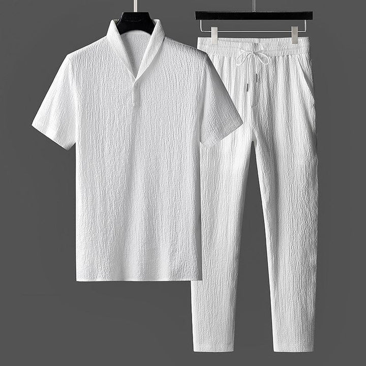 Jack - Men's Two Piece Cotton Set with Elastic Waist - photo 1