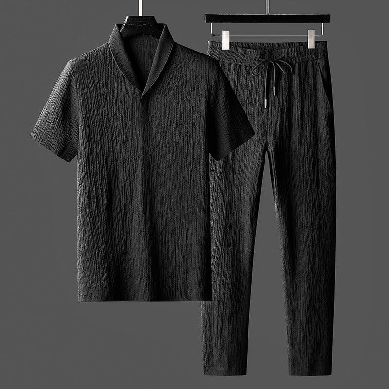 Jack - Men's Two Piece Cotton Set with Elastic Waist - photo 2