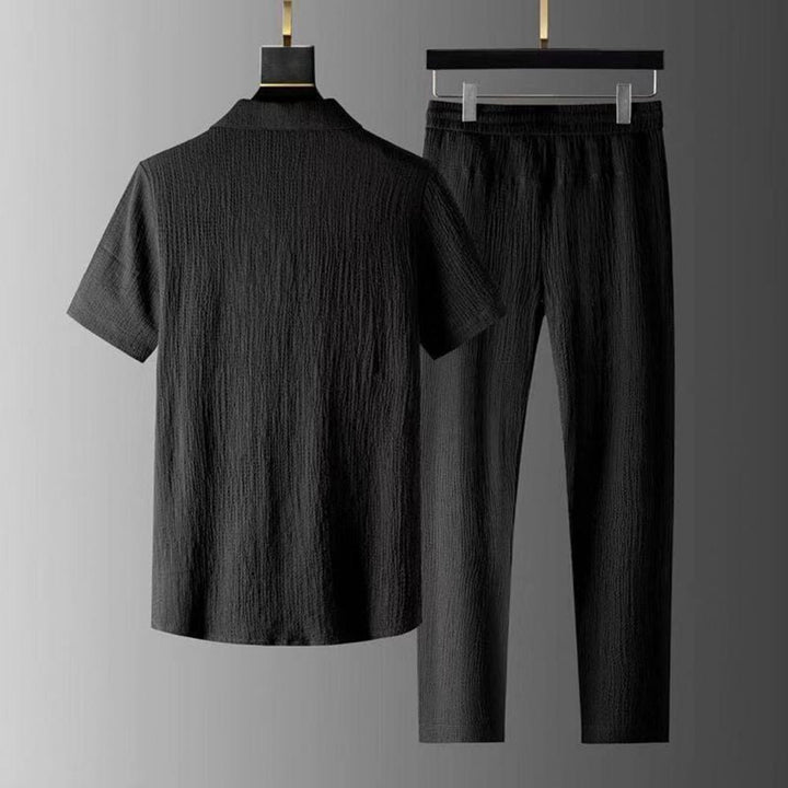 Jack - Men's Two Piece Cotton Set with Elastic Waist - photo 3