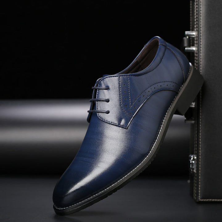 Men's Classic Leather Oxford Dress Shoes