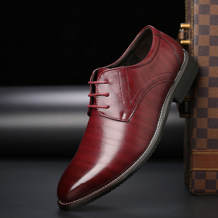 Men's Classic Leather Oxford Dress Shoes