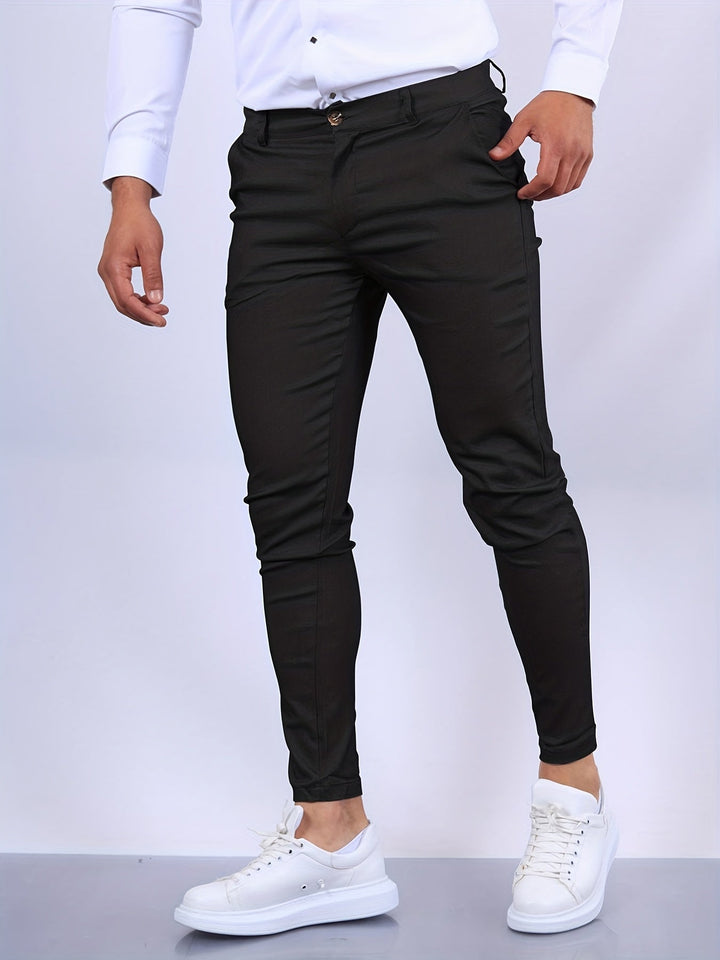 Men's Skinny Fit Stretch Chino Pants