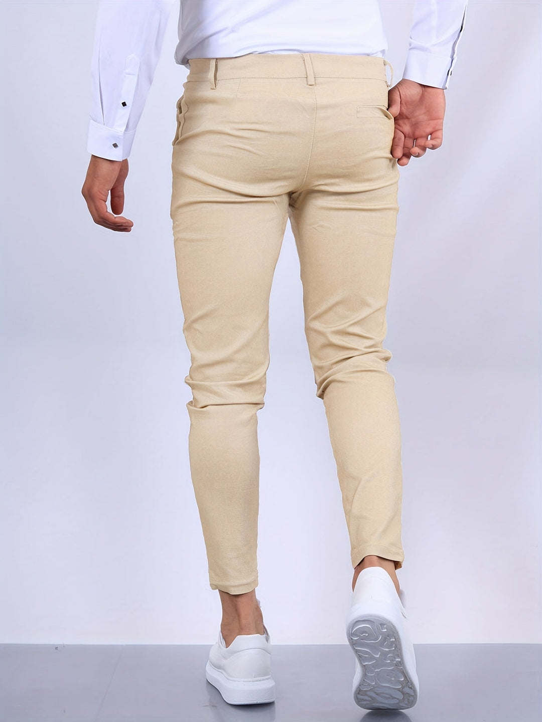 Men's Skinny Fit Stretch Chino Pants