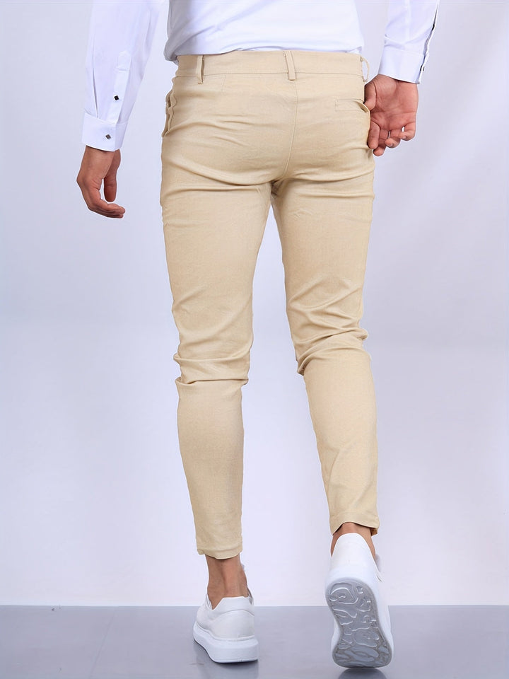 Men's Skinny Fit Stretch Chino Pants
