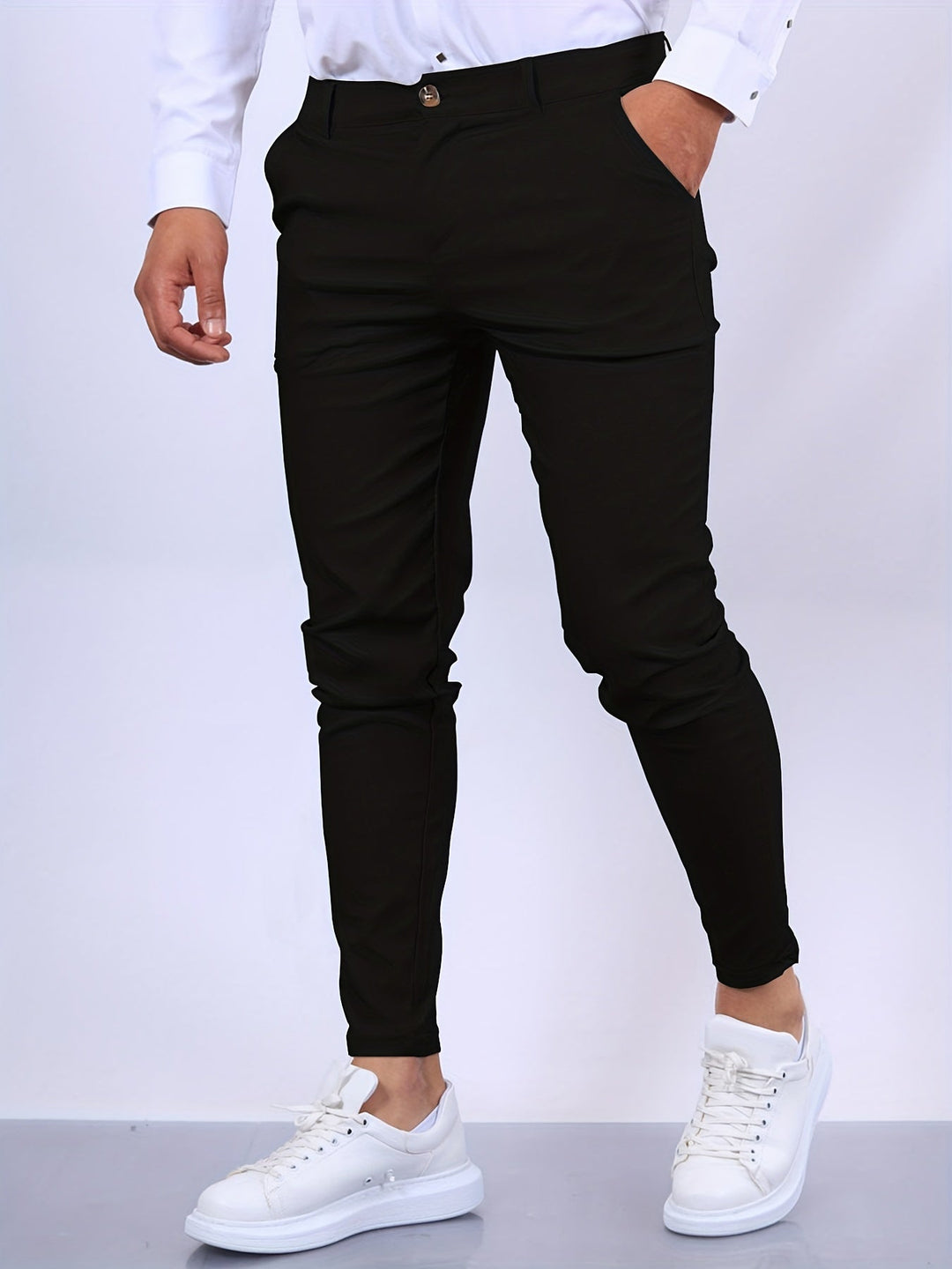 Men's Skinny Fit Stretch Chino Pants