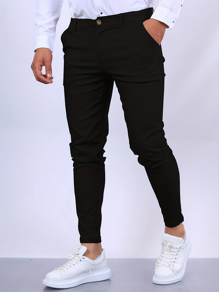Men's Skinny Fit Stretch Chino Pants