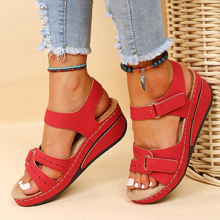 Juris - Women's Orthopaedic Wedge Sandals with Non Slip Sole - photo 2