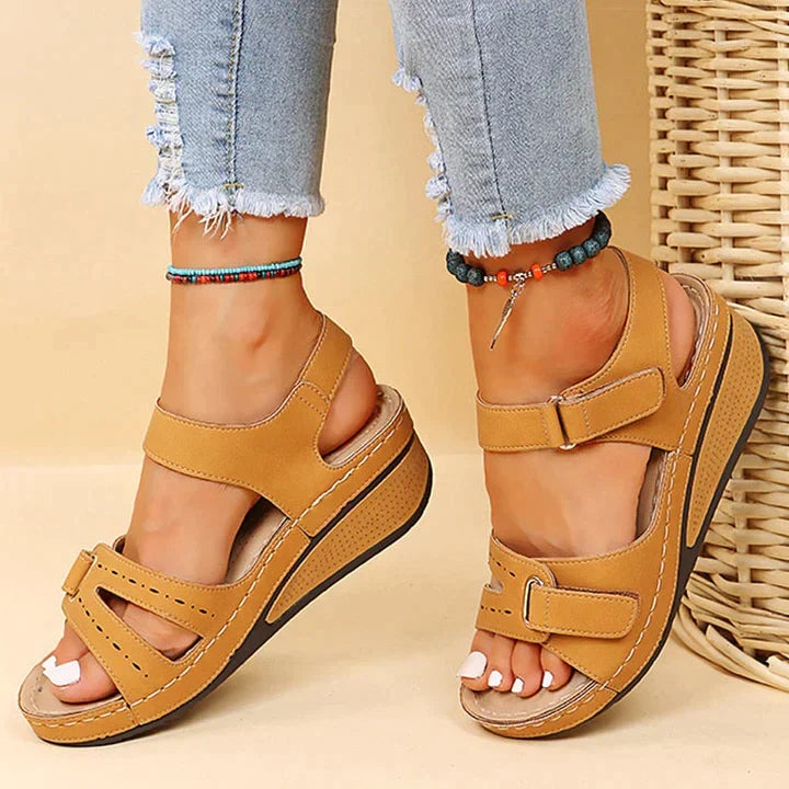 Juris - Women's Orthopaedic Wedge Sandals with Non Slip Sole - photo 4