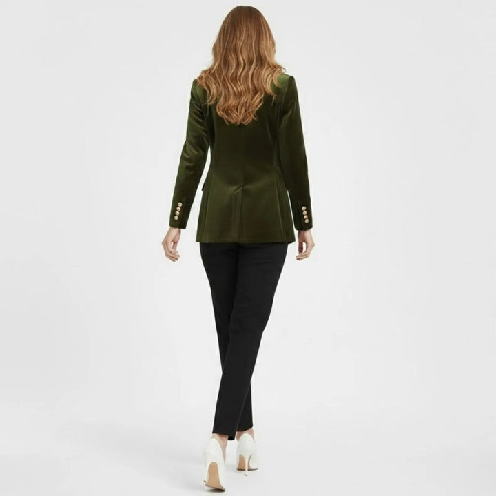 Maribel – Women's Luxury Velvet Blazer with Tailored Fit