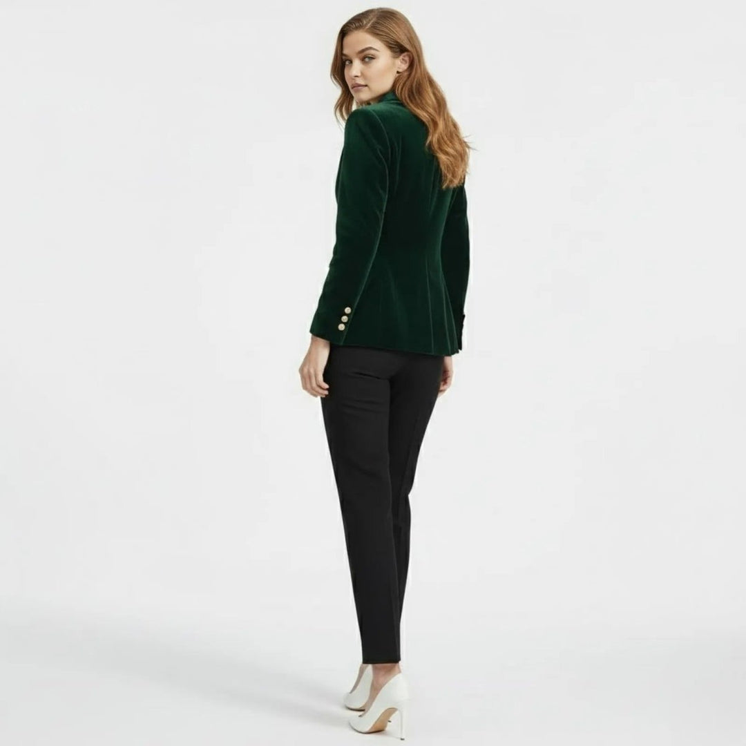 Maribel – Women's Luxury Velvet Blazer with Tailored Fit