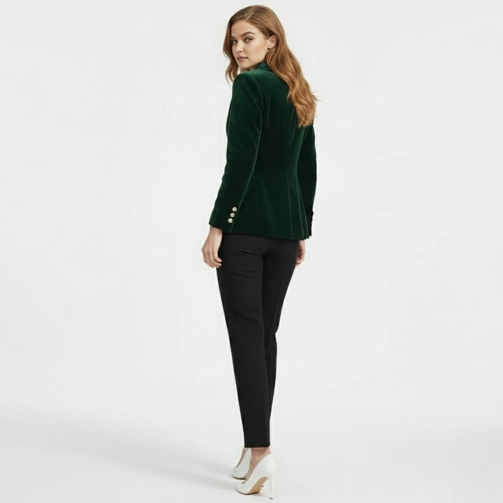 Maribel – Women's Luxury Velvet Blazer with Tailored Fit