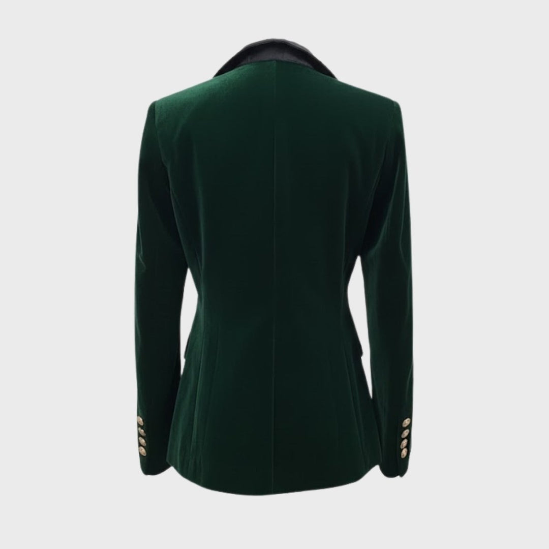 Maribel – Women's Luxury Velvet Blazer with Tailored Fit