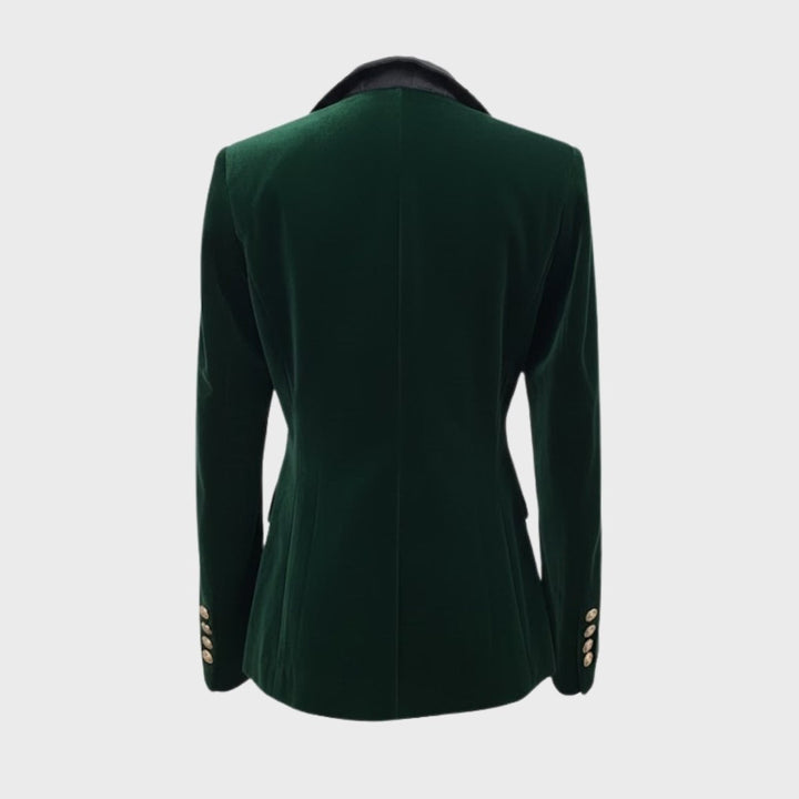 Maribel – Women's Luxury Velvet Blazer with Tailored Fit