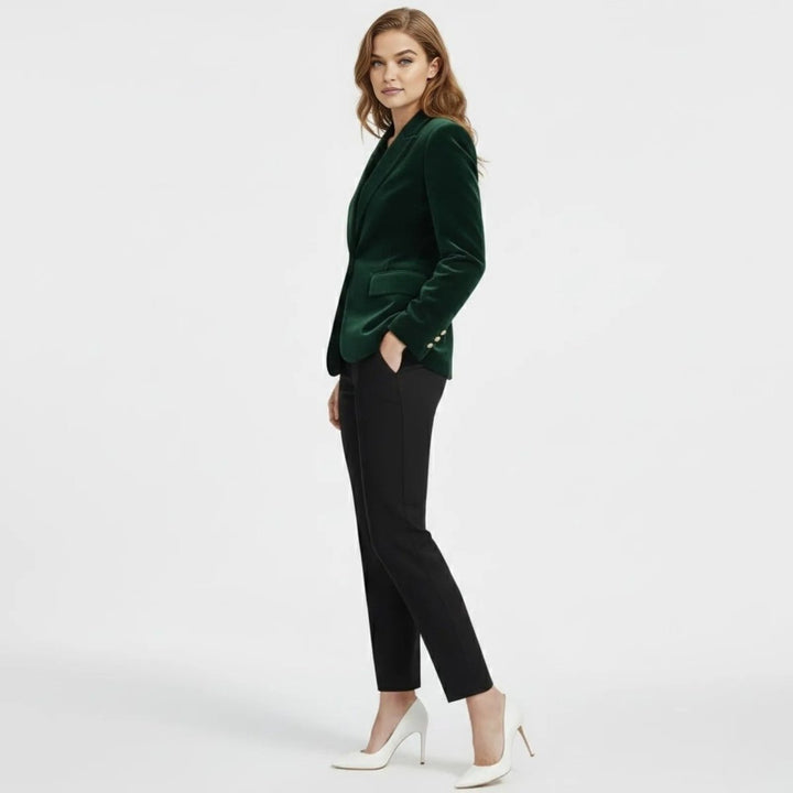 Maribel – Women's Luxury Velvet Blazer with Tailored Fit