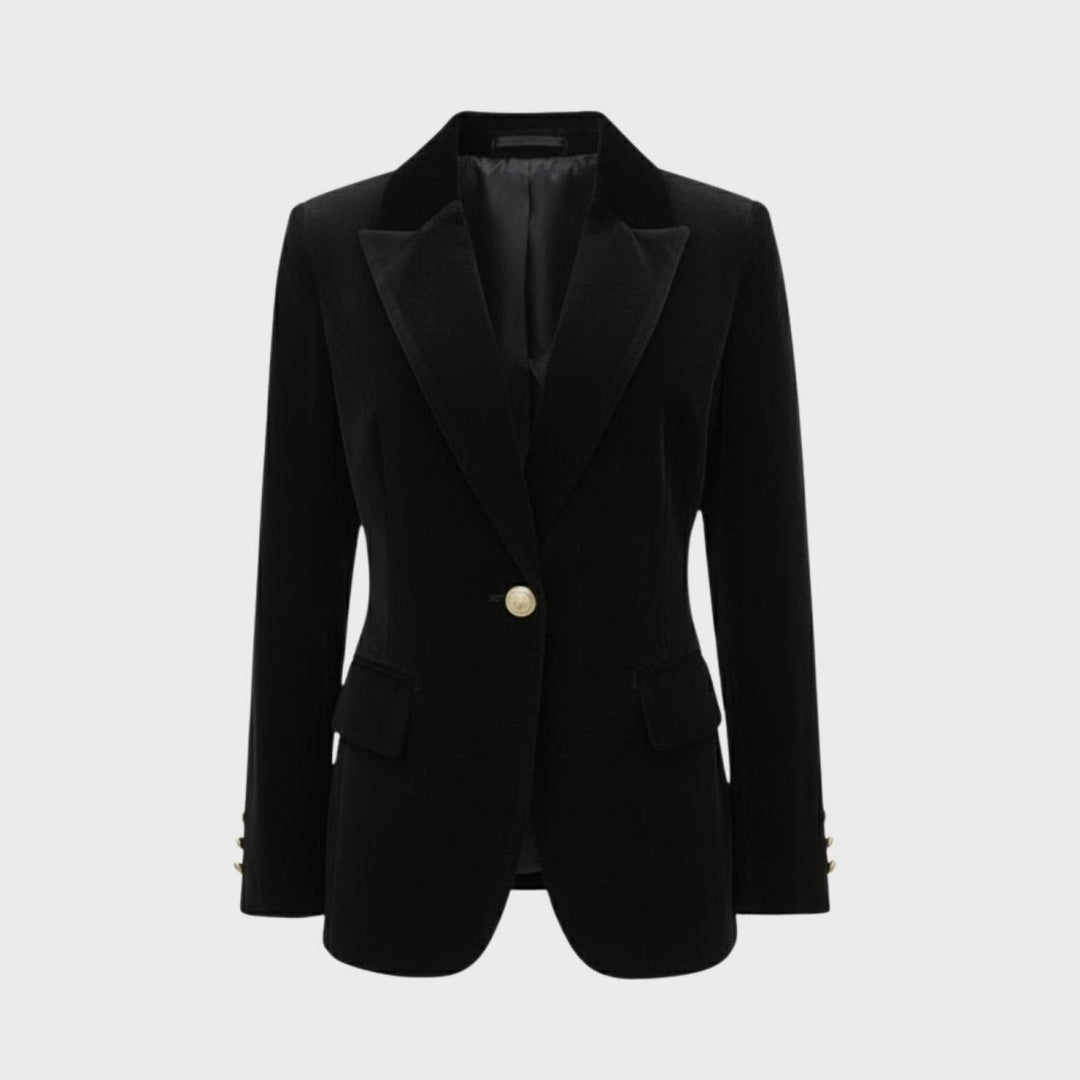 Maribel – Women's Luxury Velvet Blazer with Tailored Fit