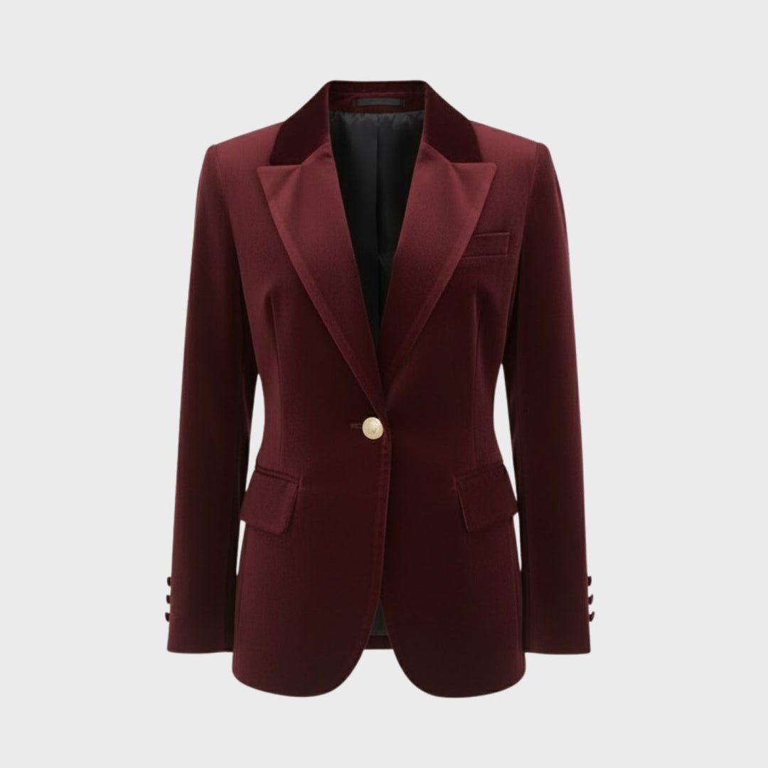 Maribel – Women's Luxury Velvet Blazer with Tailored Fit