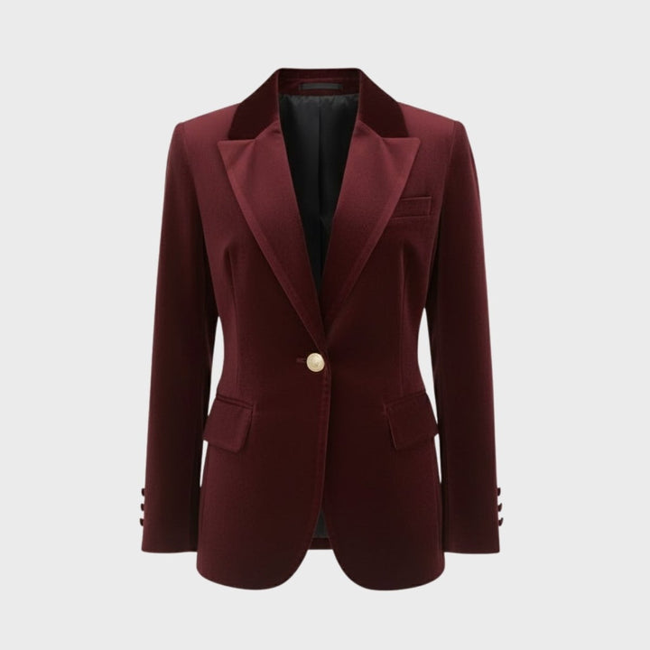 Maribel – Women's Luxury Velvet Blazer with Tailored Fit