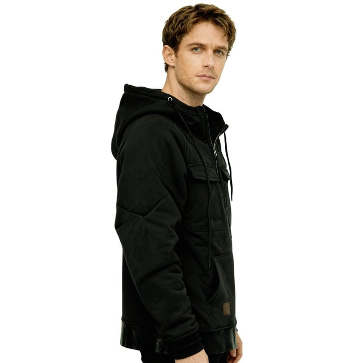 Men's Heavyweight Pullover Hoodie with Utility Pockets