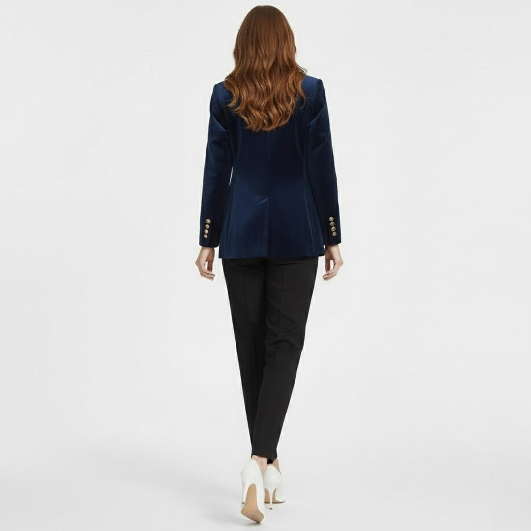 Maribel – Women's Luxury Velvet Blazer with Tailored Fit