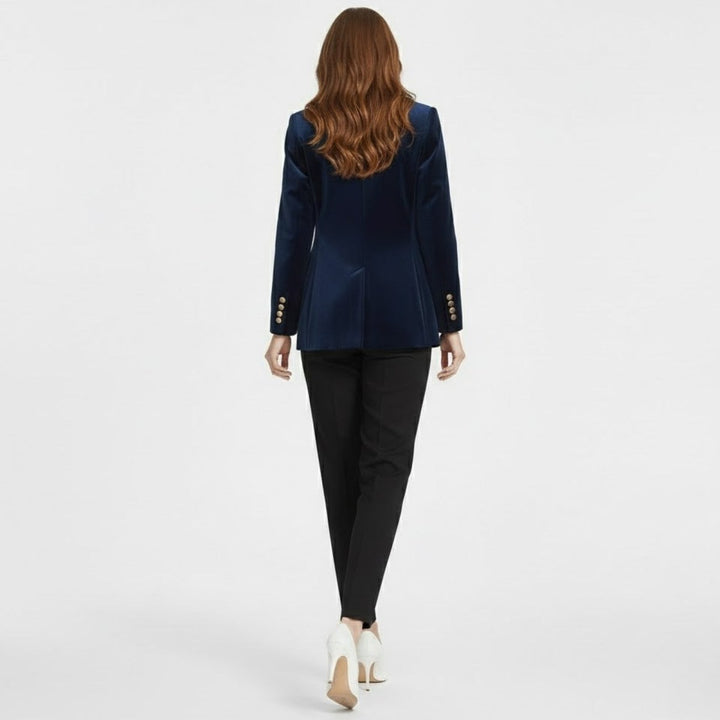 Maribel – Women's Luxury Velvet Blazer with Tailored Fit