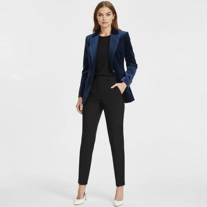 Maribel – Women's Luxury Velvet Blazer with Tailored Fit